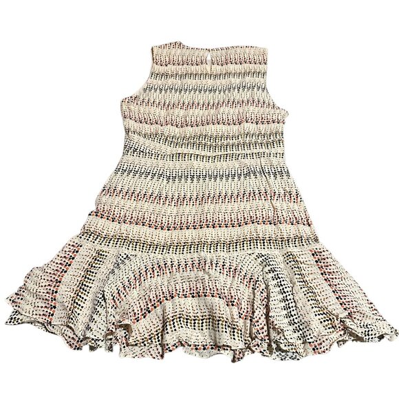 Reiss Andrina Spot Ruffle Mini Dress Fit N Flare Polka Dot Sleeveless Sz 10 NWT - Picture 8 of 14